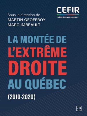 cover image of La montée de l'extrême droite au Québec (2010-2020)